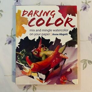 Y2K Academia Cottagecore Artisan 
Daring Color Watercolor Book